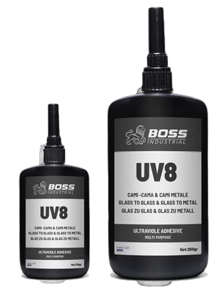 UV8 Cam &amp; Metal UV Yapıştırıcı (Orta Viskozite)